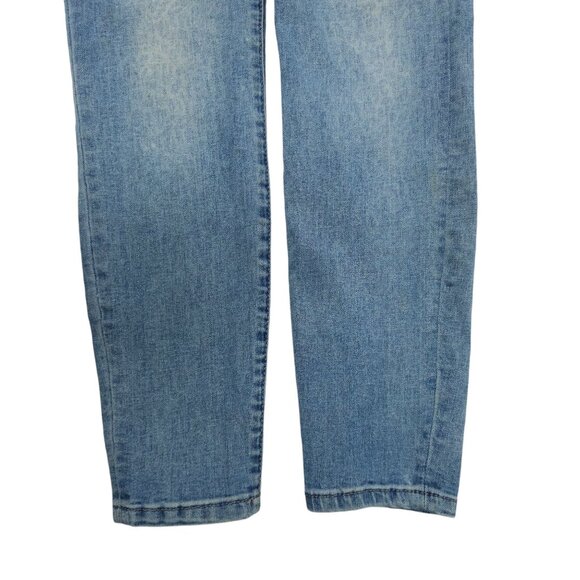 Kut From The Kloth Ankle Skinny Distressed Jeans Womens Size 6 Denim Light Wash - Picture 10 of 12